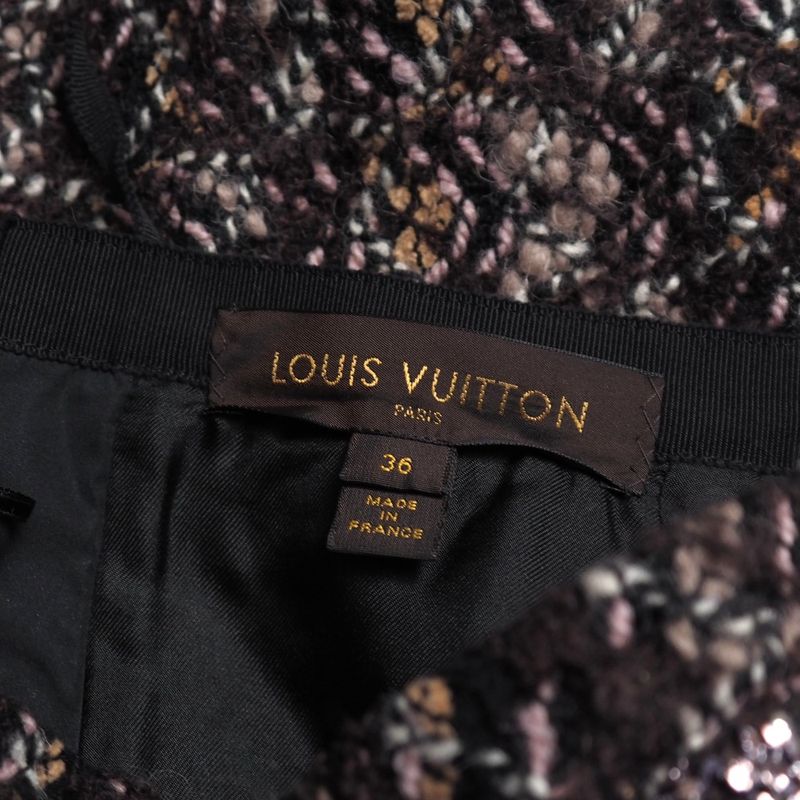 Louis Vuitton Skirt Size 36 Tweed Made In France 20251028 Ra6441