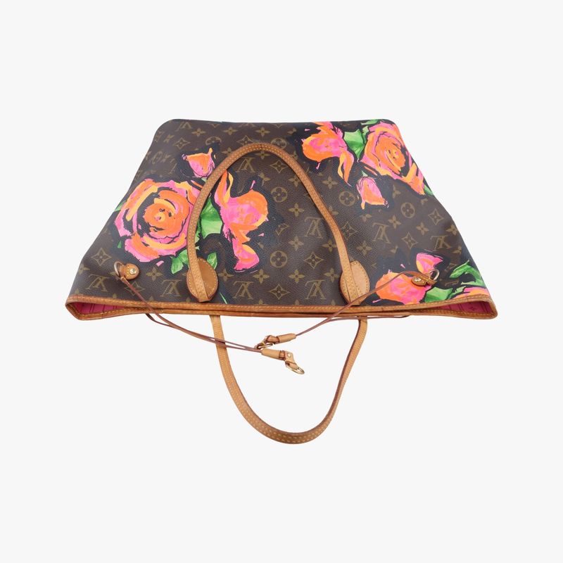 Louis Vuittonneverfull MM Monogram / Brown And Multi Monogram Rose M48613 Vi0039