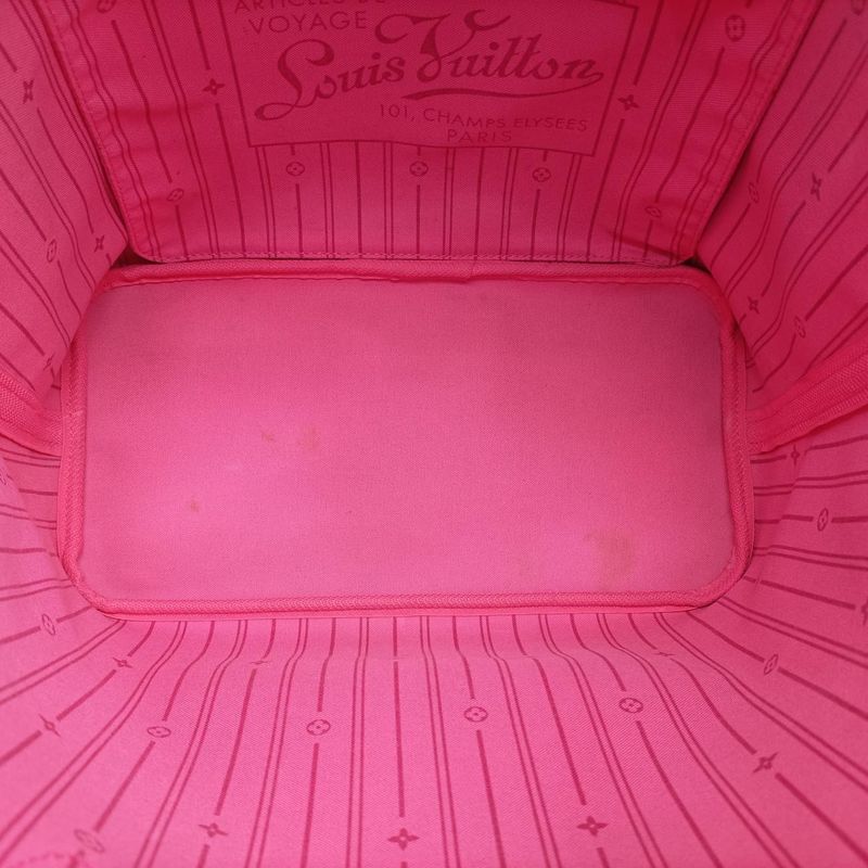 Louis Vuittonneverfull MM Monogram / Brown And Multi Monogram Rose M48613 Vi0039