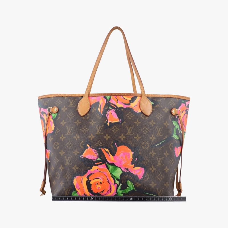 Louis Vuittonneverfull MM Monogram / Brown And Multi Monogram Rose M48613 Vi0039