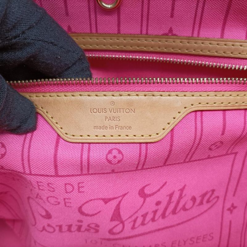 Louis Vuittonneverfull MM Monogram / Brown And Multi Monogram Rose M48613 Vi0039