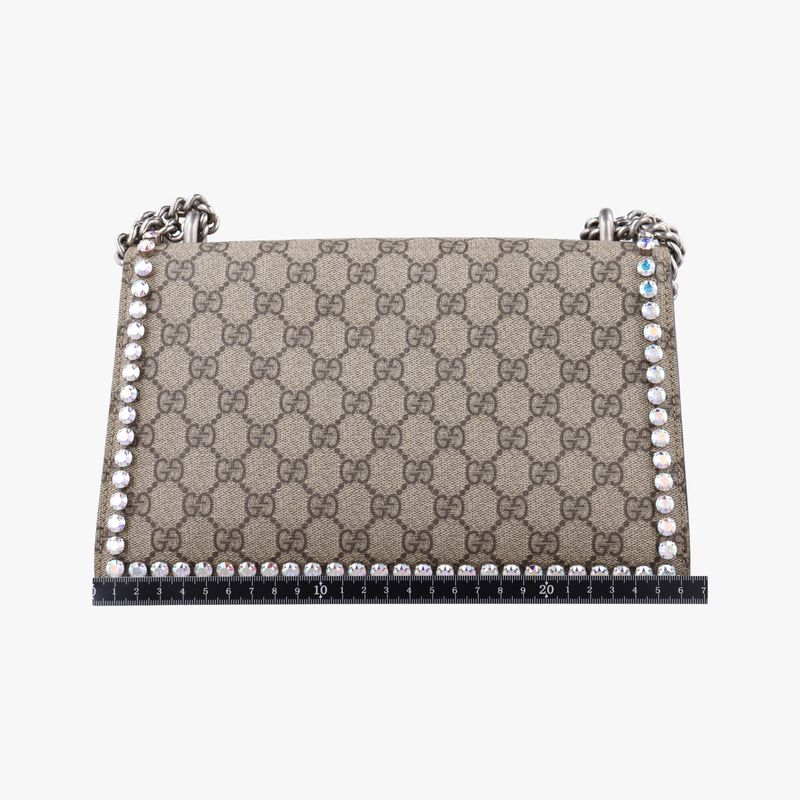 Gucci Dionysus Beige And Black PVC Coated Canvas And Suede 400249 B023458292
