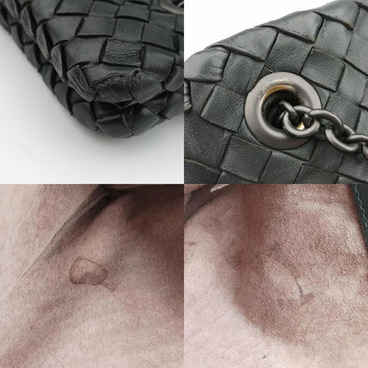 Bottega Veneta Duo Intrecciato Black Lambskin B03448063q