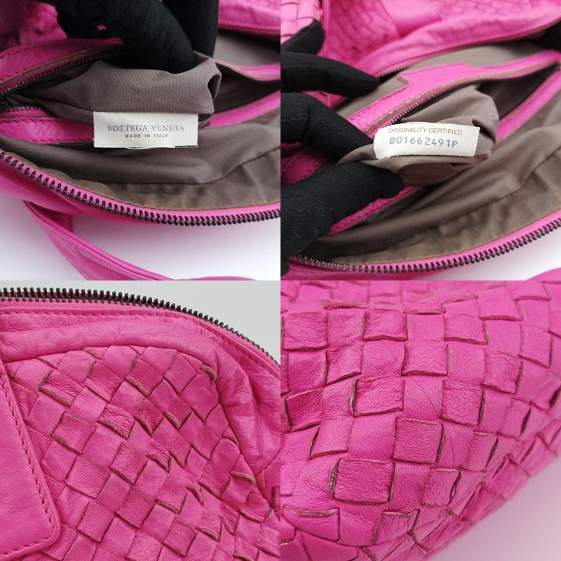 Bottega Veneta Intrecciato Pink Lambskin B01662491p
