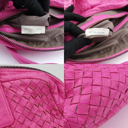 Bottega Veneta Intrecciato Pink Lambskin B01662491p