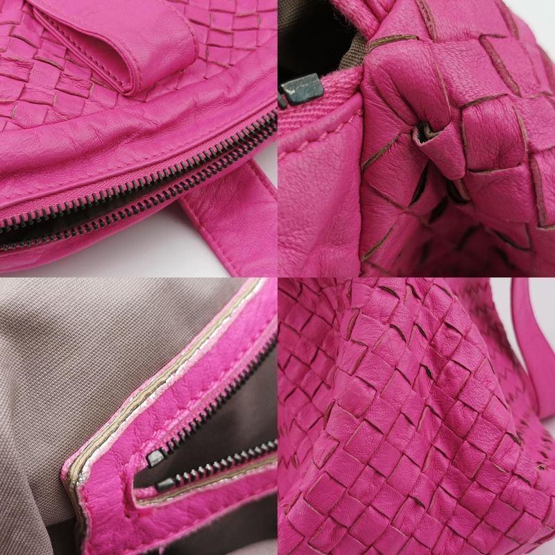 Bottega Veneta Intrecciato Pink Lambskin B01662491p