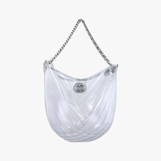 Chanel Droplet Hobo Transparent Pvca5726925736459