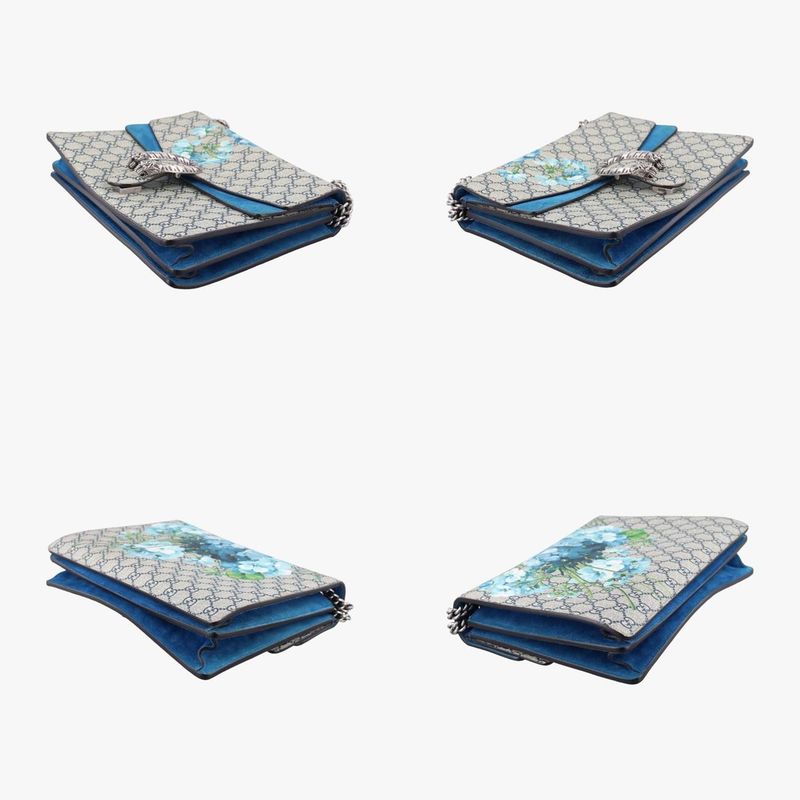 Gucci Dionysus Beige Blue And Multicolor PVC Coated Canvas 400235 I021329362