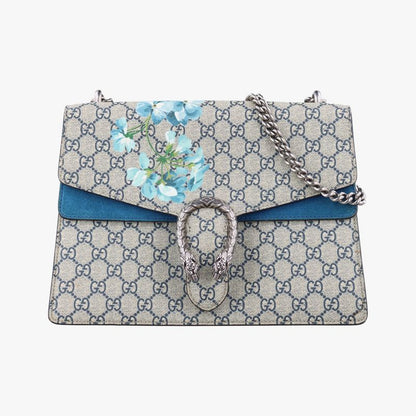 Gucci Dionysus Beige Blue And Multicolor PVC Coated Canvas 400235 I021329362