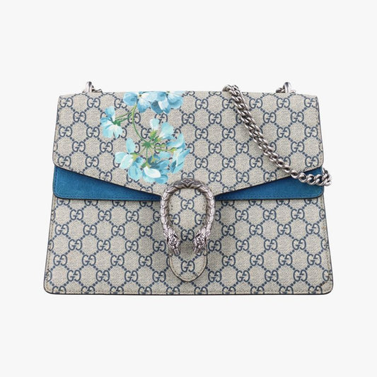 Gucci Dionysus Beige Blue And Multicolor PVC Coated Canvas 400235 I021329362