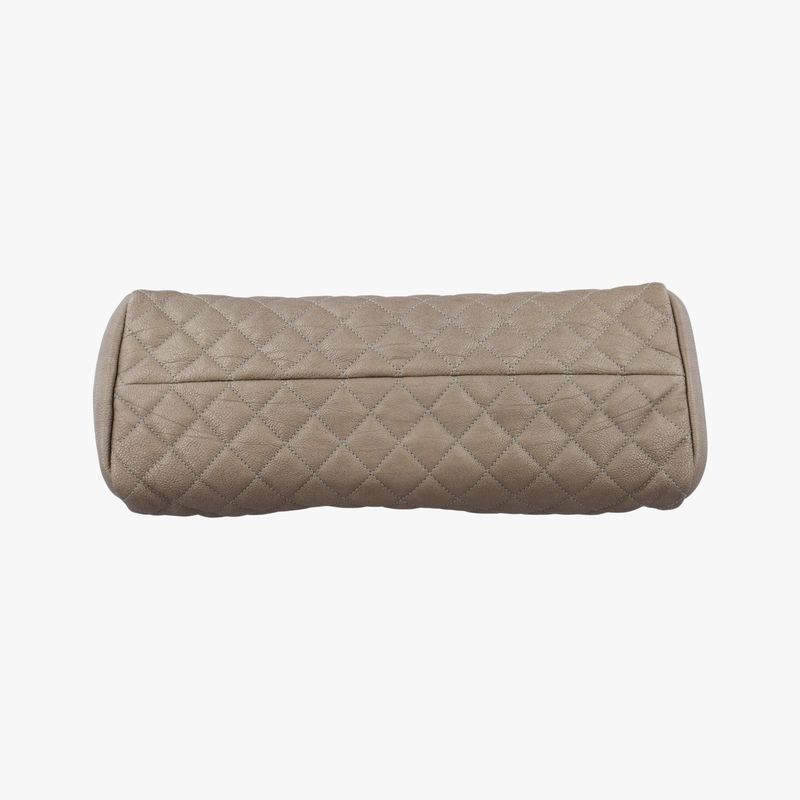 Chanel Mademoiselle Beau Ring Gold Leather A49854 14728456