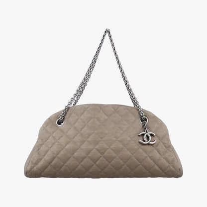 Chanel Mademoiselle Beau Ring Gold Leather A49854 14728456