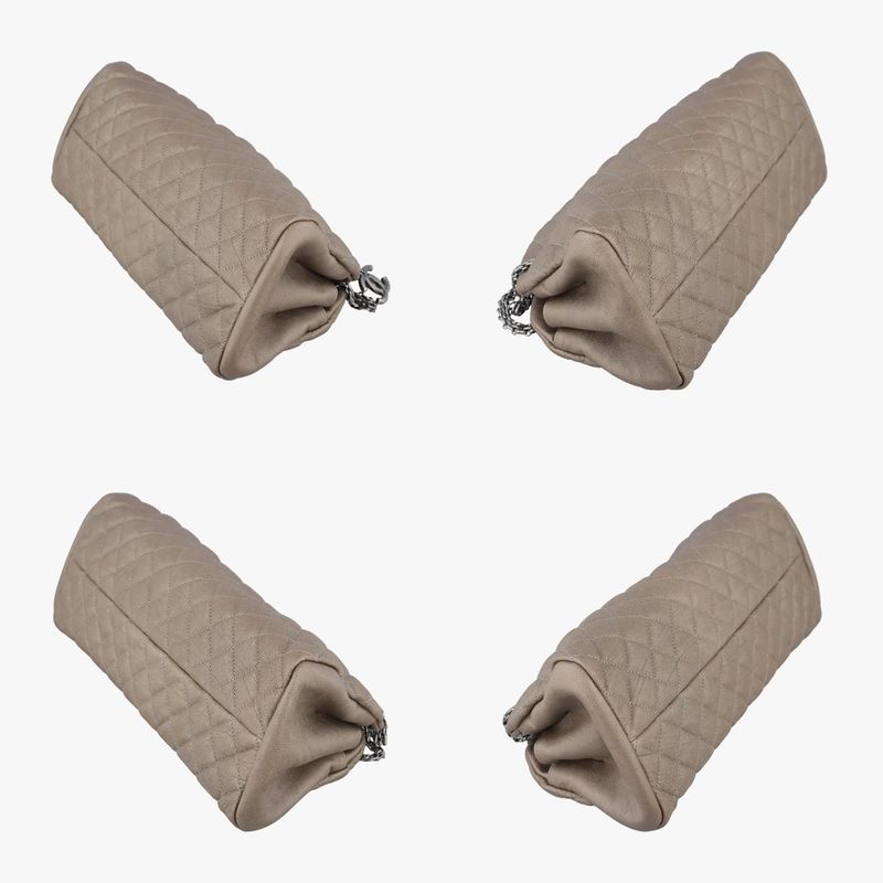 Chanel Mademoiselle Beau Ring Gold Leather A49854 14728456