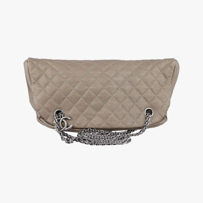 Chanel Mademoiselle Beau Ring Gold Leather A49854 14728456