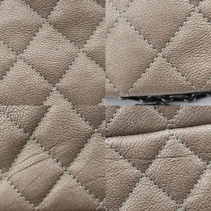 Chanel Mademoiselle Beau Ring Gold Leather A49854 14728456