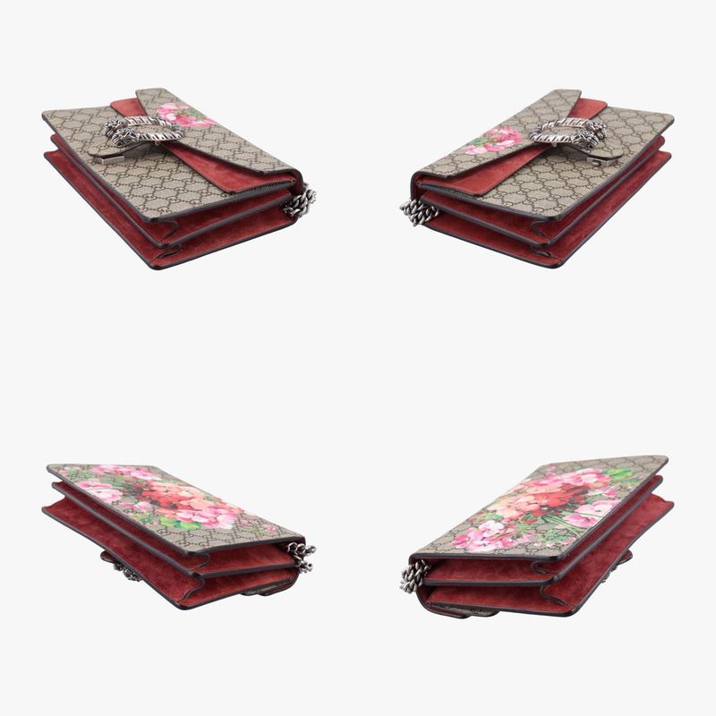 Gucci Dionysus Beige Red And Multicolor PVC Coated Canvas And Suede 400249