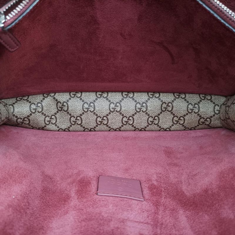 Gucci Dionysus Beige Red And Multicolor PVC Coated Canvas And Suede 400249