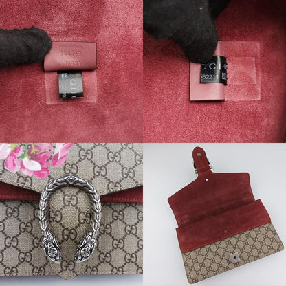 Gucci Dionysus Beige Red And Multicolor PVC Coated Canvas And Suede 400249