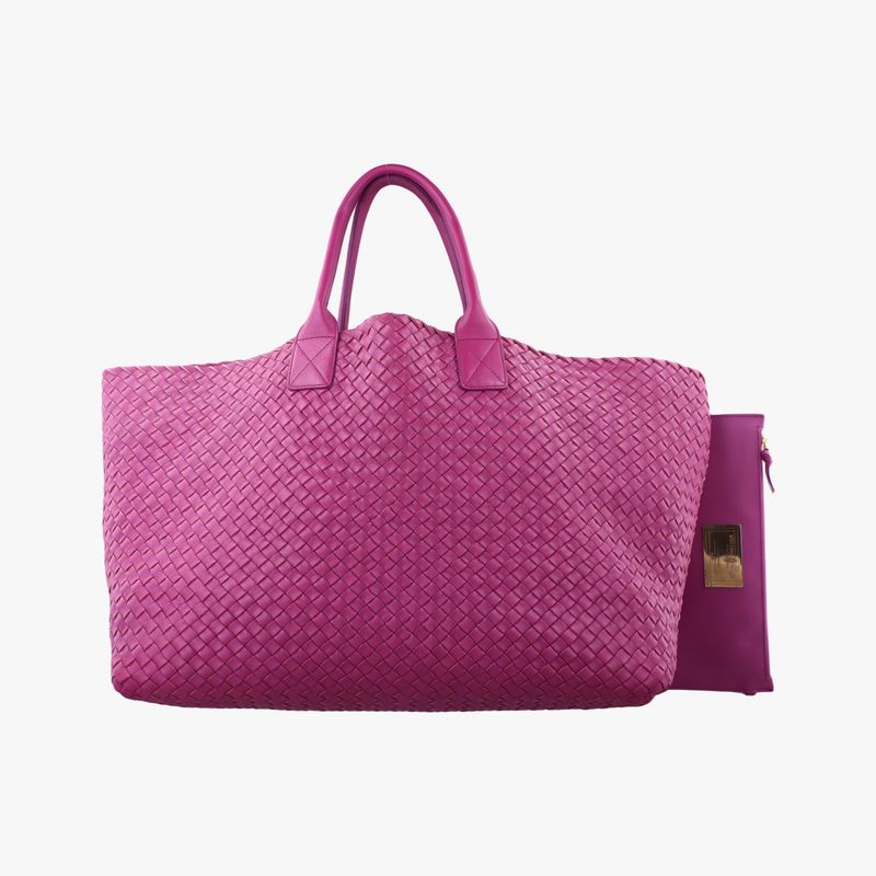 Bottega Venetacabas MM Pink Ramskin 113129 V9131 5200 EPEV 2009 4388 A