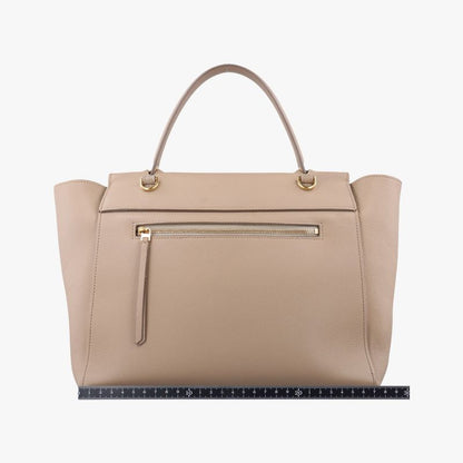 Celine Belt Bag Mini Beige Leather W-cu-3157