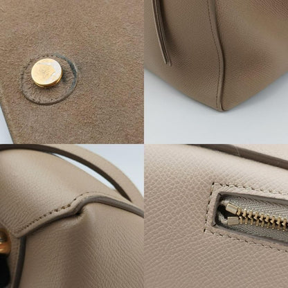 Celine Belt Bag Mini Beige Leather W-cu-3157