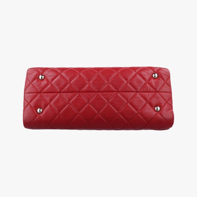 Chanelmatelasse Coco Mark GST Red Leather A65734 17470825