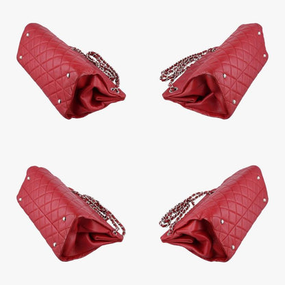 Chanelmatelasse Coco Mark GST Red Leather A65734 17470825