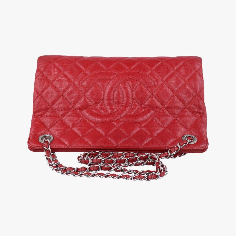 Chanelmatelasse Coco Mark GST Red Leather A65734 17470825