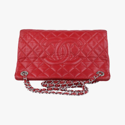 Chanelmatelasse Coco Mark GST Red Leather A65734 17470825