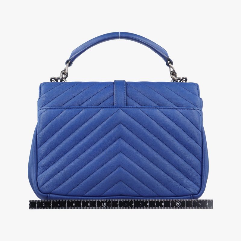 Yves Saint Laurentyves Saint Laurent College Blue Leather 392737 Cld3927370915