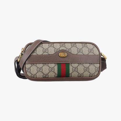 Gucci Ophidia Brown X Green X Red PVC Coated Canvas X Leather 598664