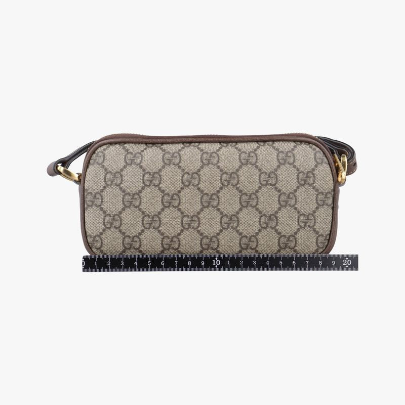 Gucci Ophidia Brown X Green X Red PVC Coated Canvas X Leather 598664
