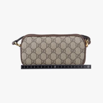 Gucci Ophidia Brown X Green X Red PVC Coated Canvas X Leather 598664