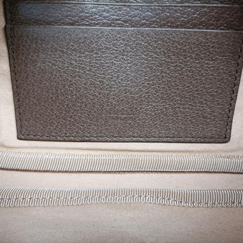 Gucci Ophidia Brown X Green X Red PVC Coated Canvas X Leather 598664