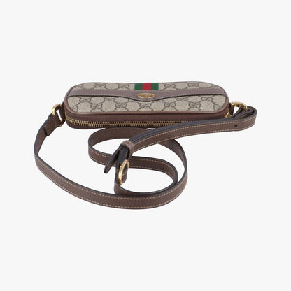 Gucci Ophidia Brown X Green X Red PVC Coated Canvas X Leather 598664