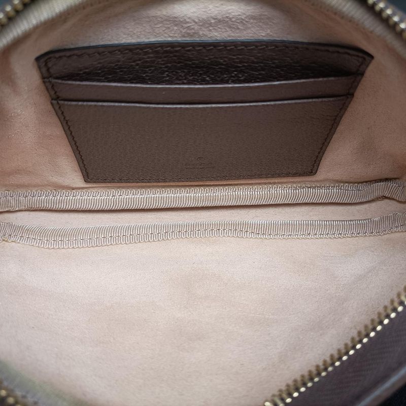 Gucci Ophidia Brown X Green X Red PVC Coated Canvas X Leather 598664