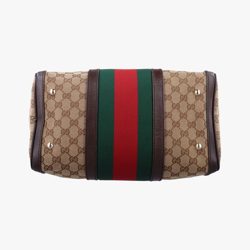 Guccisherry Line Beige X Green X Red PVC Coated Canvas 247205 F012290725
