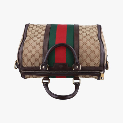 Guccisherry Line Beige X Green X Red PVC Coated Canvas 247205 F012290725