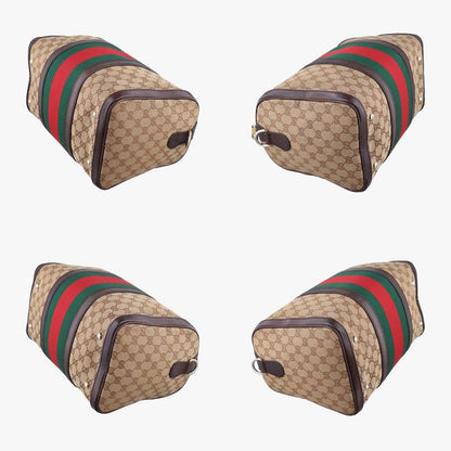 Guccisherry Line Beige X Green X Red PVC Coated Canvas 247205 F012290725