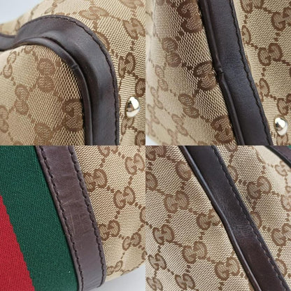 Guccisherry Line Beige X Green X Red PVC Coated Canvas 247205 F012290725
