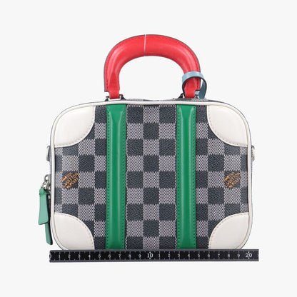 Louis Vuitton Valisette BB Noir Black × White × Multicolor Damier Multicolor ×