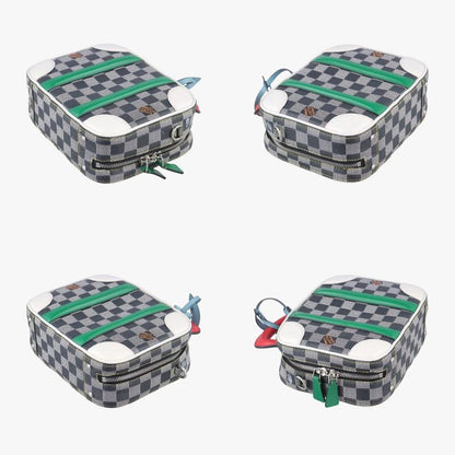 Louis Vuitton Valisette BB Noir Black × White × Multicolor Damier Multicolor ×