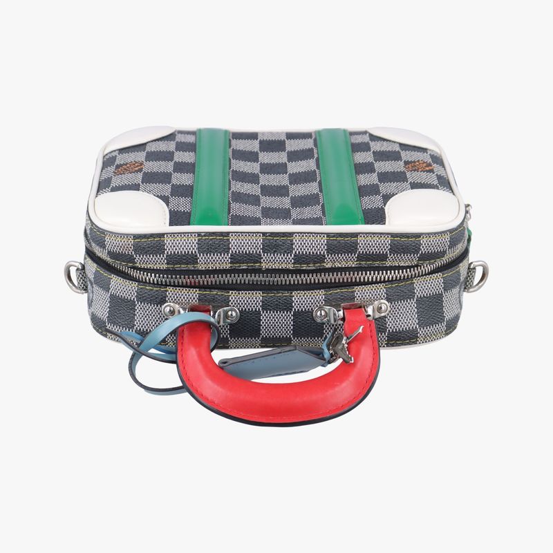 Louis Vuitton Valisette BB Noir Black × White × Multicolor Damier Multicolor ×