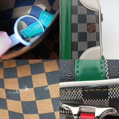 Louis Vuitton Valisette BB Noir Black × White × Multicolor Damier Multicolor ×