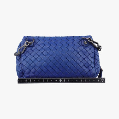 Bottega Veneta Intrecciato Blue Lambskin B06894637f
