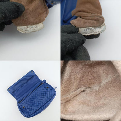 Bottega Veneta Intrecciato Blue Lambskin B06894637f