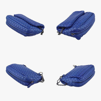 Bottega Veneta Intrecciato Blue Lambskin B06894637f