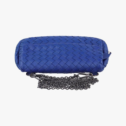 Bottega Veneta Intrecciato Blue Lambskin B06894637f
