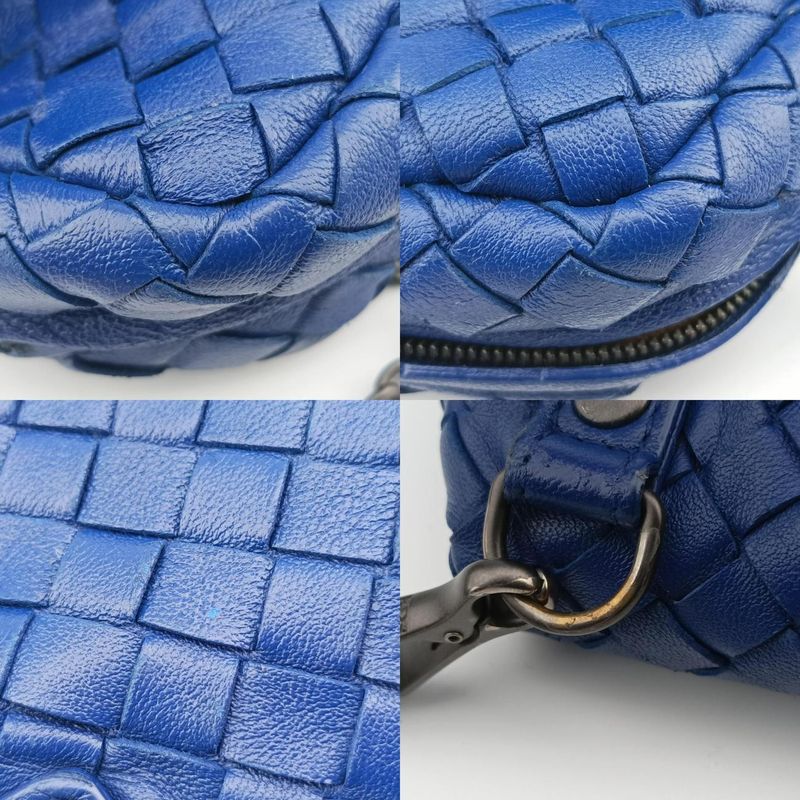 Bottega Veneta Intrecciato Blue Lambskin B06894637f