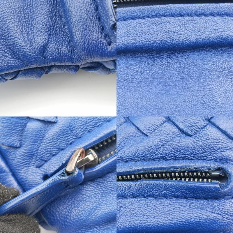 Bottega Veneta Intrecciato Blue Lambskin B06894637f